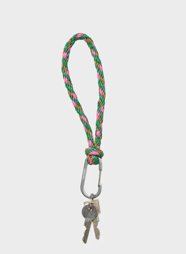SUSAN BIJL Wena & Fluo Pink< The New Kumihimo Keychain | The New Keychain